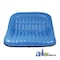 A & I Products Seat, No Suspension, 19" Pan, Steel, 7" x 2" Backs, BLUE VINYL 21" x9" x19.5" A-CS668-8V - alternate 2